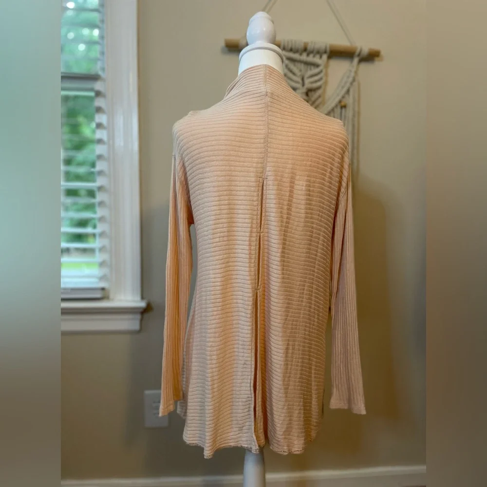 FREE PEOPLE We The Free Lover Rib Thermal Top in Pink Size S